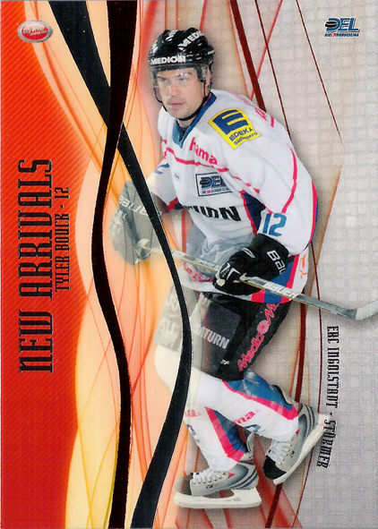 2009-10 DEL Playercards New Arrivals Tyler Bouck ERC Ingolstadt!