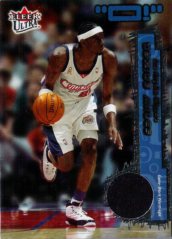2002-03 Ultra O! Game Used Warm-Up Darius Miles Clippers!
