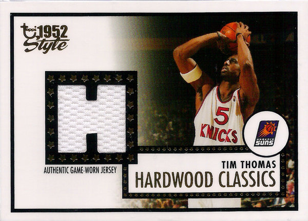 2005-06 Topps Style Hardwood Classics Jersey Tim Thomas Suns/Knicks!