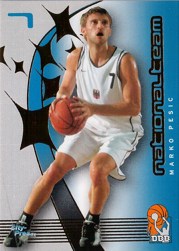 2002-03 BBL Playercards Nationalteam Marko Pesic DBB !!!