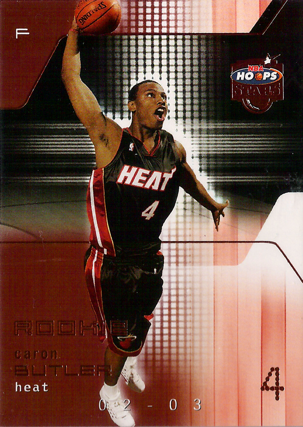 2002-03 Hoops Stars Five-Star #177 Caron Butler RC /299 Heat!