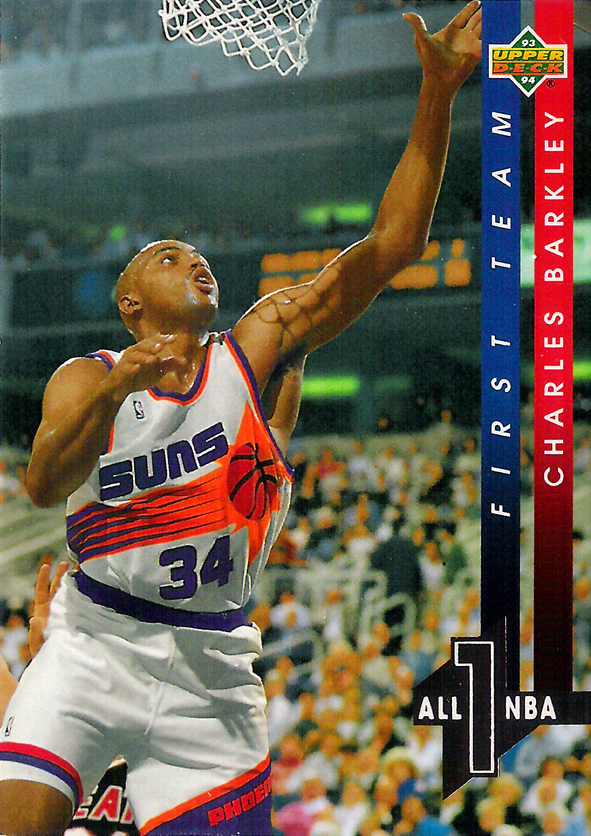 1993-94 Upper Deck All-NBA #AN1 Charles Barkley Suns!