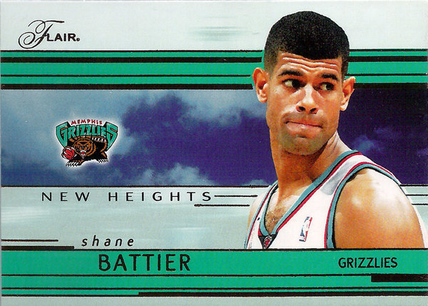 2002-03 Flair New Heights #9 Shane Battier Grizzlies!