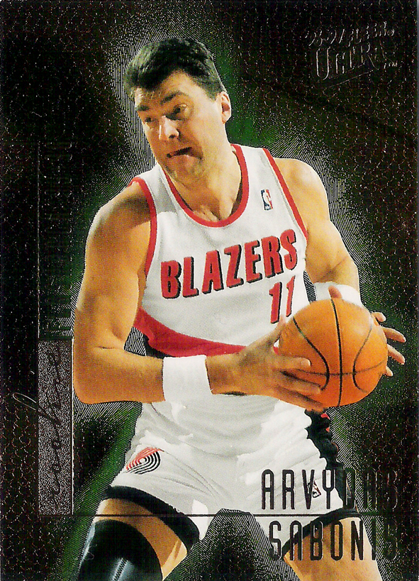 1996-97 Ultra Rookie Flashback #3 Arvydas Sabonis Blazers!