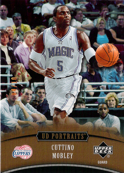 2005-06 UD Portraits 10 #22 Cuttino Mobley /10 Clippers!