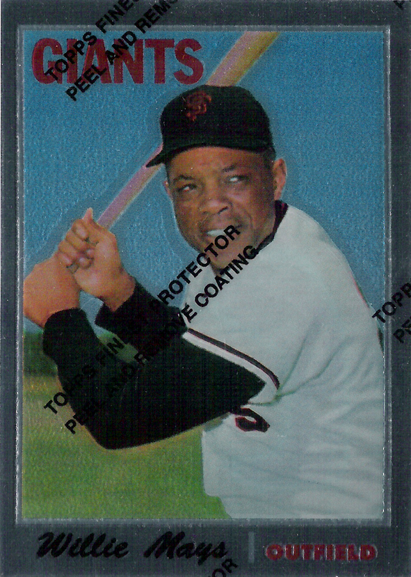 1997 Topps Mays Finest #24 Willie Mays Giants!