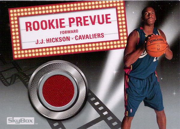 2008-09 SkyBox Rookie Prevue Jersey J.J. Hickson Cavaliers!