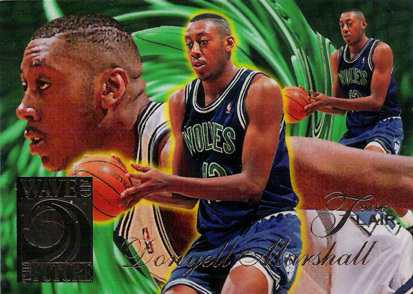 1994-95 Flair Wave of the Future Donyell Marshall Timberwolves!