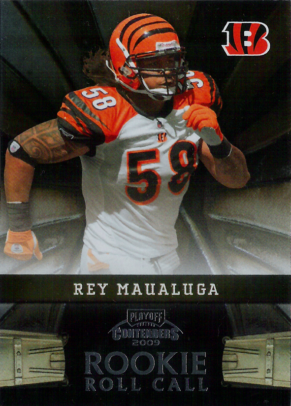 2009 Playoff Contenders Rookie Roll Call #7 Rey Maualuga Bengals!