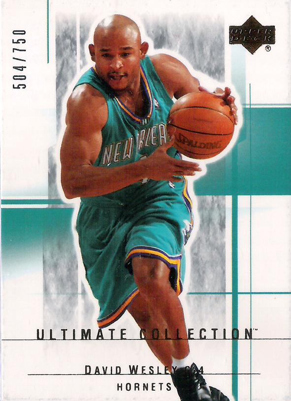 2003-04 Ultimate Collection #70 David Wesley /750 Hornets!