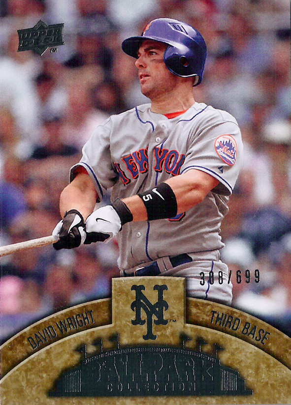 2009 UD Ballpark Collection #23 David Wright /699 Mets!