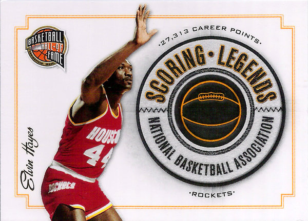 2009-10 Hall of Fame Scoring Legends #4 Elvin Hayes /399 Rockets!