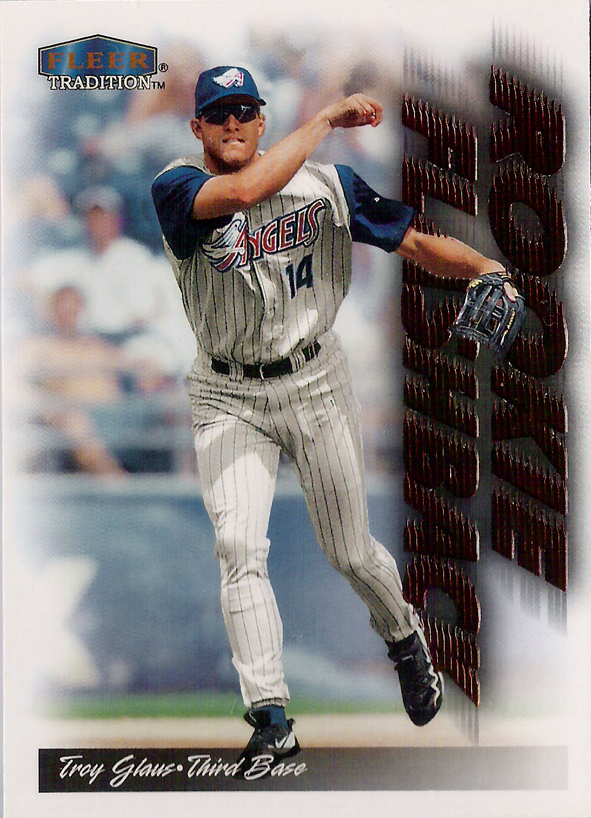 1999 Fleer Tradition Rookie Flashback #9 Troy Glaus Angels!