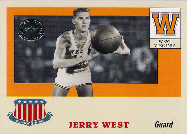 2001 Greats of the Game All-American Collection #AAC14 Jerry West