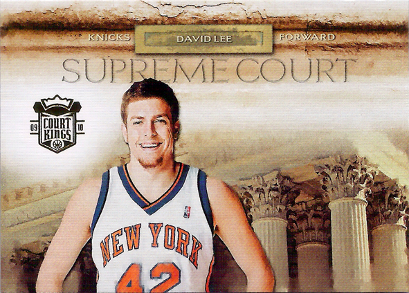 2009-10 Court Kings Supreme Court #4 David Lee /149 Knicks!
