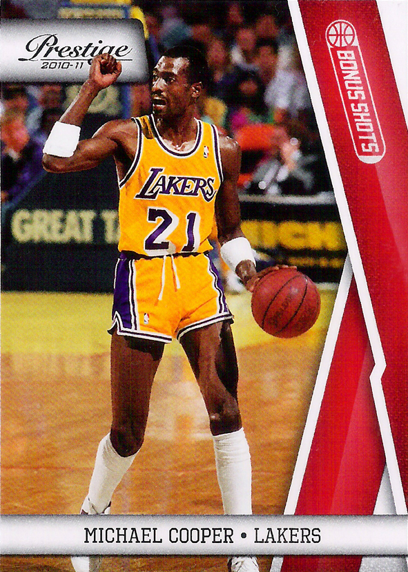 2010-11 Prestige Bonus Shots Orange #141 Michael Cooper /499 Lakers!