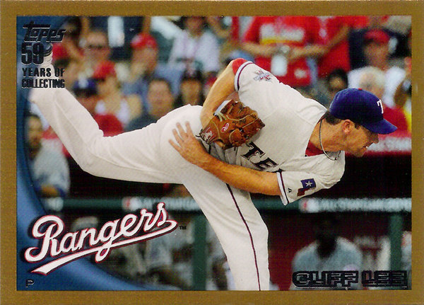 2010 Topps Update Gold #US300 Cliff Lee /2010 Rangers!