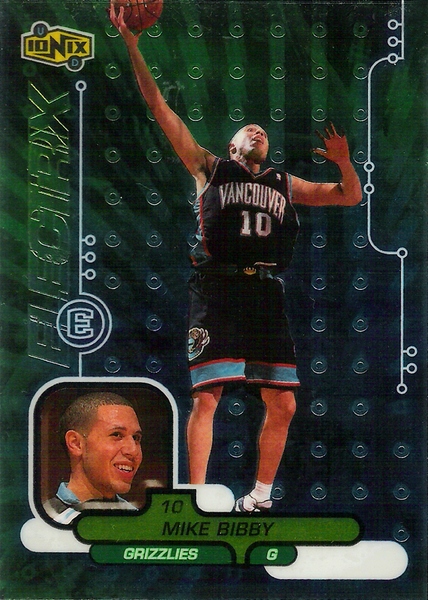 1998-99 UD Ionix #62 Mike Bibby RC Grizzlies!