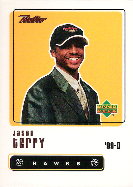 1999-00 Upper Deck Retro #104 Jason Terry RC Hawks!