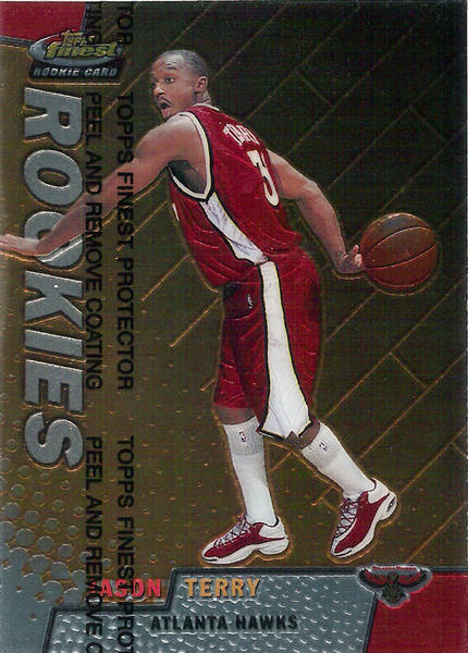 1999-00 Finest #115 Jason Terry RC Hawks!