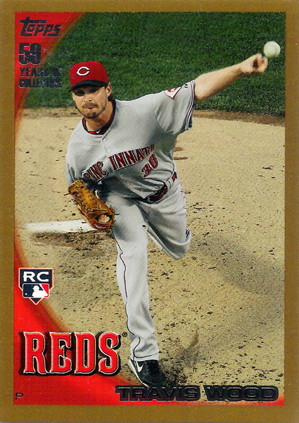 2010 Topps Update Gold #US271 Travis Wood RC /2010 Reds!