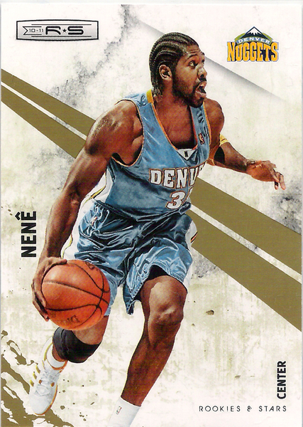 2010-11 Rookies and Stars Gold #70 Nene /499 Nuggets!