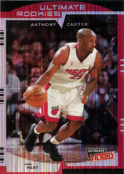 1999-00 Ultimate Victory Victory Collection #150 Anthony Carter RC Heat!