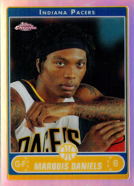 2006-07 Topps Chrome Refractors #116 Marquis Daniels Pacers!