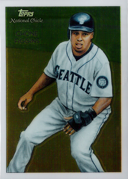 2010 Topps Chrome National Chicle #CC27 Chone Figgins /999 Mariners!