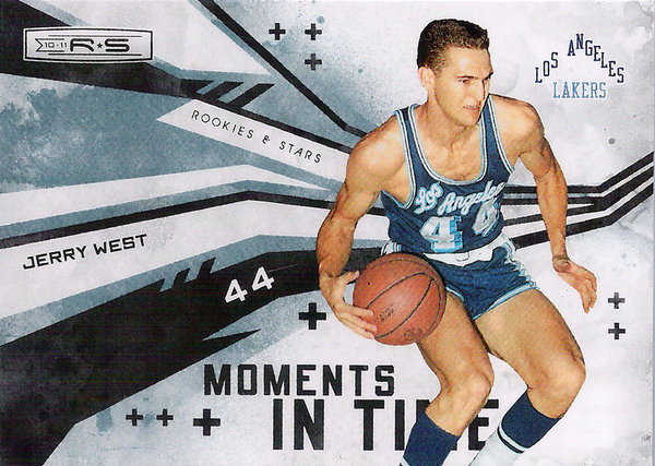 2010-11 Rookies and Stars Moments in Time #3 Jerry West Lakers!