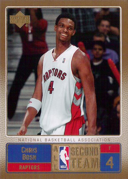 2007-08 Upper Deck First Edition All-NBA #NBA7 Chris Bosh Raptors!