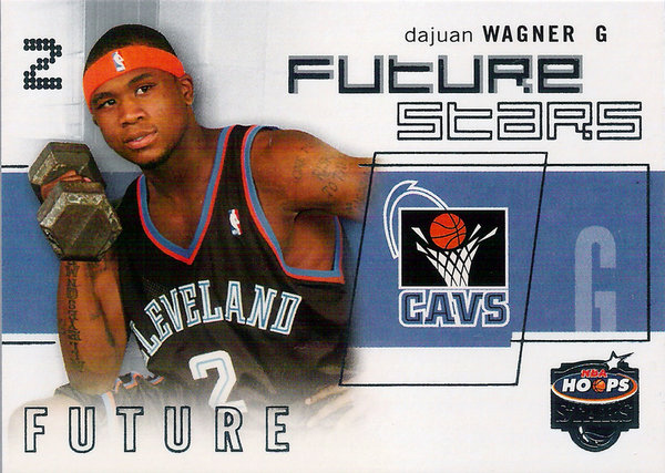 2002-03 Hoops Stars Future Stars Blue #FS10 Dajuan Wagner Cavaliers!