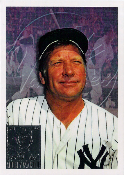 2011 Topps 60 Years of Topps #45 Mickey Mantle Yankees!