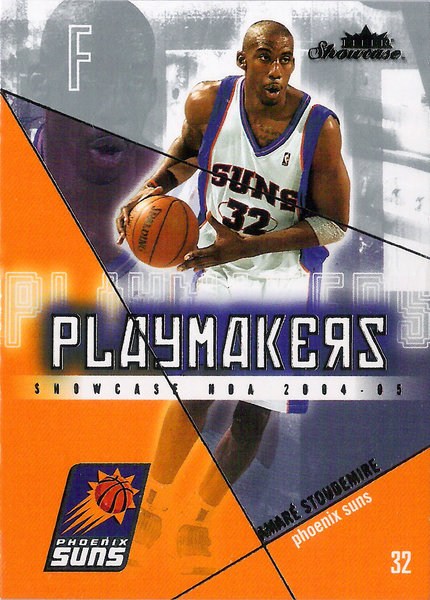 2004-05 Fleer Showcase Playmakers #16 Amare Stoudemire Suns!