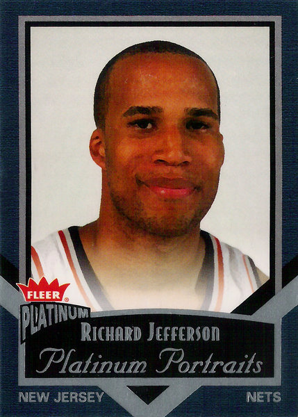 2002-03 Fleer Platinum Portraits #7PP Richard Jefferson Nets!