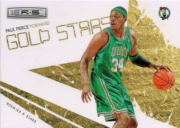 2009-10 Rookies and Stars Gold Stars #15 Paul Pierce Celtics!