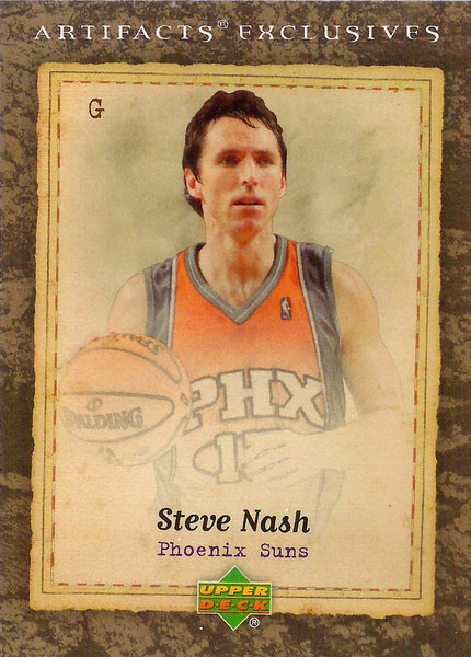 2007-08 Artifacts Exclusives #202 Steve Nash Suns!