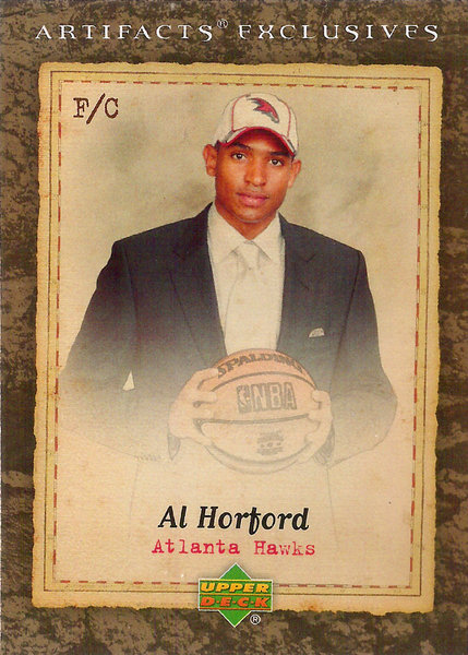 2007-08 Artifacts Exclusives #210 Al Horford Suit Hawks!