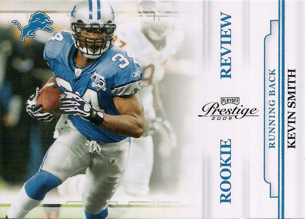 2009 Playoff Prestige Rookie Review #36 Kevin Smith Lions!