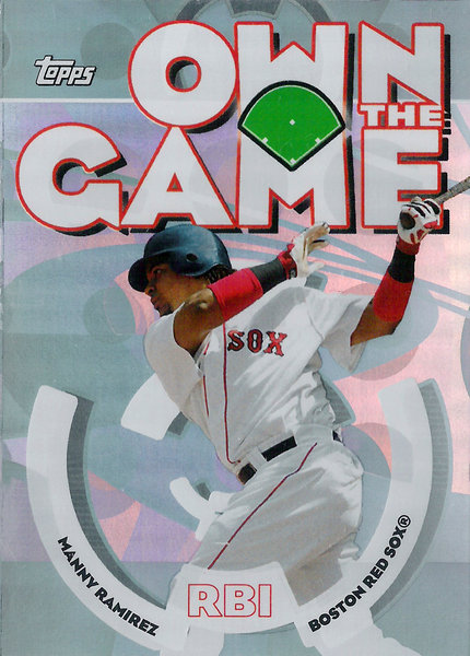 2006 Topps Own the Game #OG14 Manny Ramirez Red Sox!