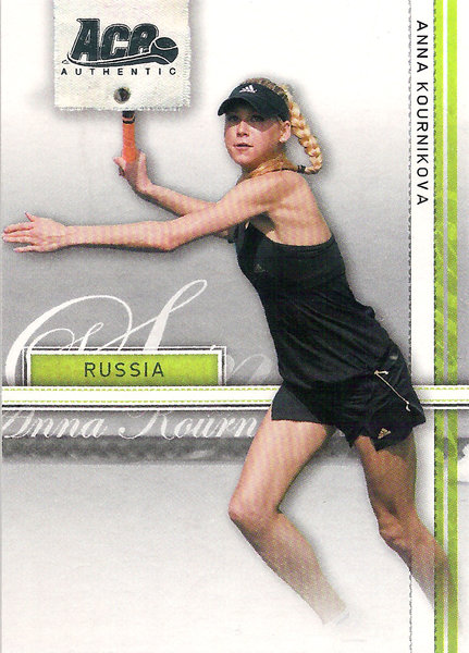 2007 Ace Authentic Straight Sets #7 Anna Kournikova Tennis Russia!