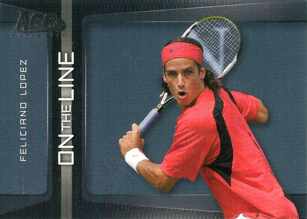2007 Ace Authentic Straight Sets On The Line #OL13 Feliciano Lopez Tennis