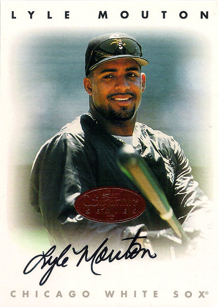 1996 Leaf Signature Autographs #162 Lyle Mouton AU White Sox!