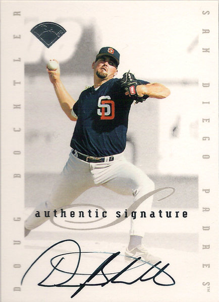 1996 Leaf Signature Extended Autographs #9 Doug Bochtler AU Padres!