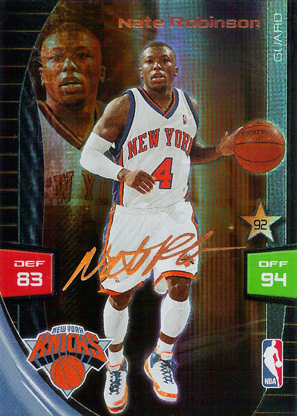 2009-10 Adrenalyn XL Extra Signature #24 Nate Robinson Knicks!