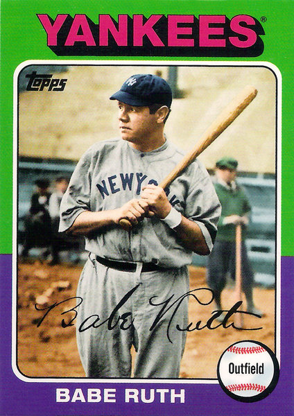 2010 Topps Vintage Legends Collection #VLC31 Babe Ruth Yankees!