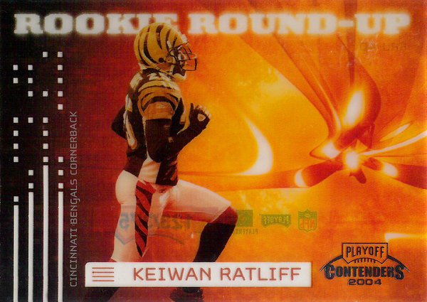 2004 Playoff Contenders Rookie Round Up #RU40 Keiwan Ratliff /375 Bengals!