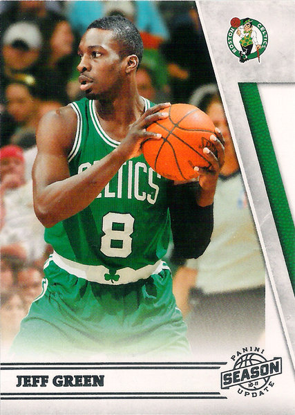 2010-11 Panini Season Update Silver #2 Jeff Green /99 Celtics!