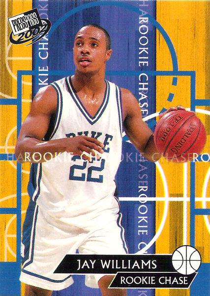 2002 Press Pass Rookie Chase #RC10 Jay Williams Duke!