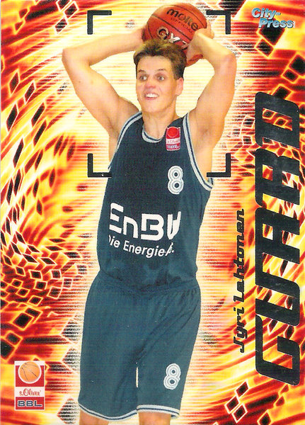 2002-03 BBL Playercards Guard Jyri Lehtonen ENBW Ludwigsburg!